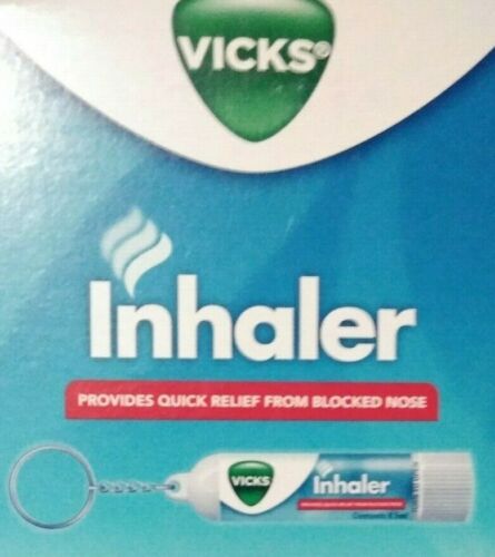 12 Pcs Vicks Inhaler Nasal Congestion Allergy Blocked Nose Key Chain