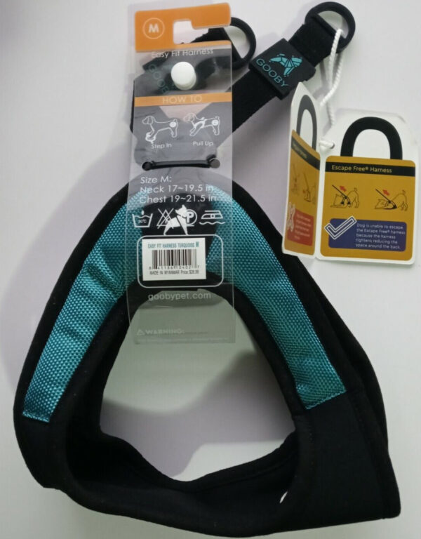 Gooby – Escape Free Easy Fit Harness Dog Step-In Harness for Dogs Size Medium