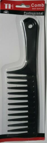2 TH Rake/Rage Comb Black Hair detangler, hair brush, detangler, pull