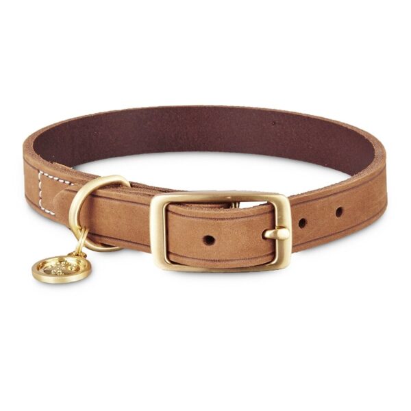 Bond & Co. Copper Suede Dog Collar, XX-Small