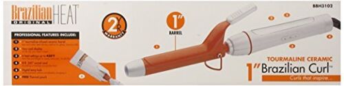 Brazilian Heat BBH3102 Brazilian Heat Tourmaline Ceramic Spring Curling Iron, 1