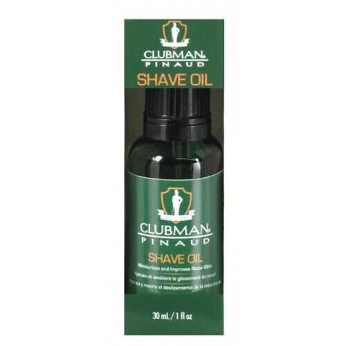 CLUBMAN SHAVE OIL A pre-shave or stand alone shave lubricant for smooth 1OZ