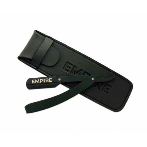 Empire #EMP300 EMPIRE BLACK STEEL RAZOR W/ POUCH