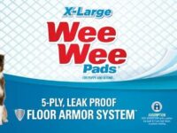 Four Paws Wee-Wee Pads Quilted Ply Gigantic Leak Proof 5 Ply Extra Large 40pk