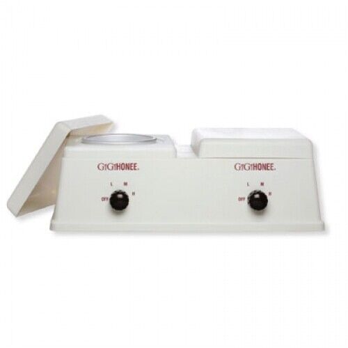 GiGi Deluxe Double Warmer 14 OZ A dual thermostat controlled professional waxing