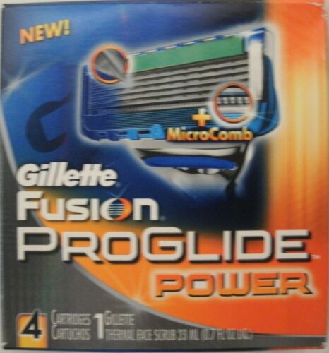 Gillette Fusion Proglide Power Men’s Razor Blade Refills 4 Count 5 Blade Shaving