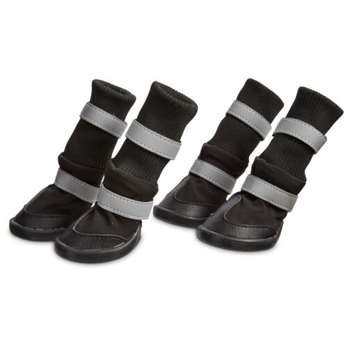 Good2GO Black All-Weather Dog Boots, Size Medium