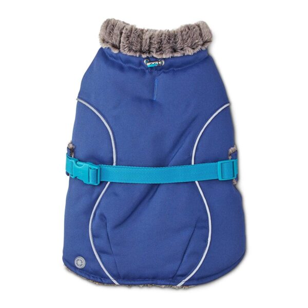 Good2Go Navy Belted Canvas Dog Coat, X-Large