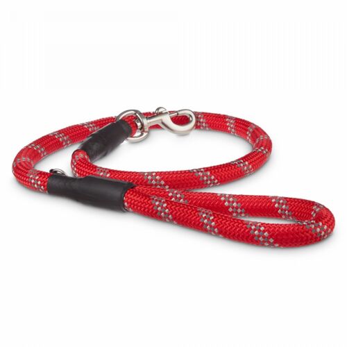 Good2Go Red Reflective Rope Leash for Big Dogs, 4 ft. By: Good2Go