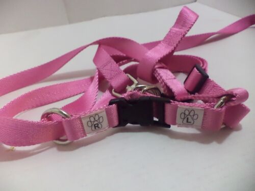 Good2Go Reflective Pink Comfort Dog Harness Large/X-Large 1″ Width Plus 6′ Leash