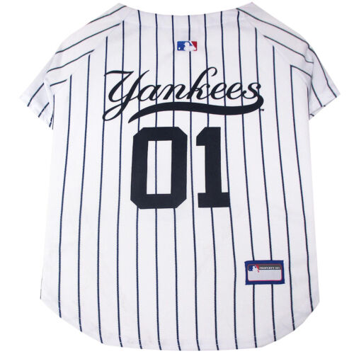 Pets First New York Yankees Jersey, X-Small