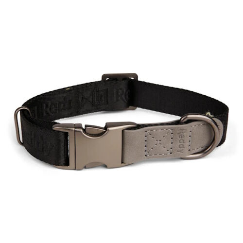 Reddy Black Jacquard Dog Collar, Large