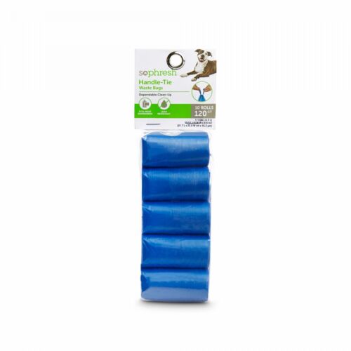 So Phresh Handle-Tie Dog Waste Bags, Count of 120