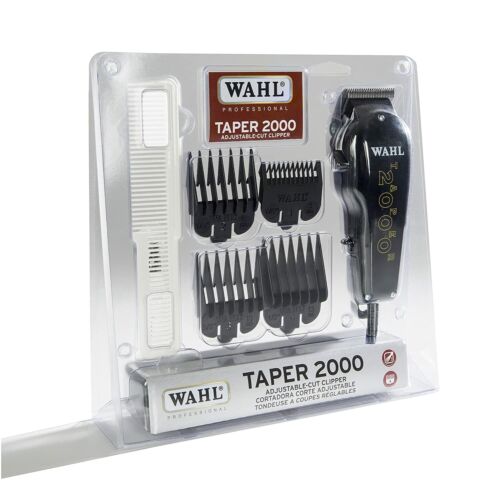 Wahl 8472-850 Taper 2000 Corded Adjustable Trimmer/Clipper W/4 Cutting Guides