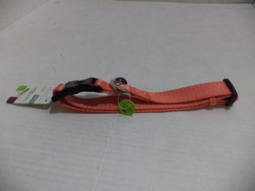 Good2Go Adjustable Peach Nylon Dog Collar Heavy duty stitching Size L / XL Peach