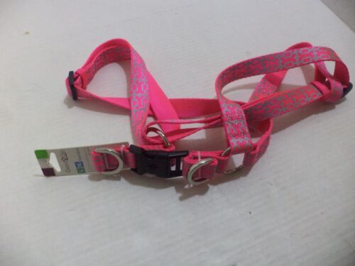 Good2Go Reflective  Comfort Dog Harness Heavy duty Size M – XL Colors  Pink Bone