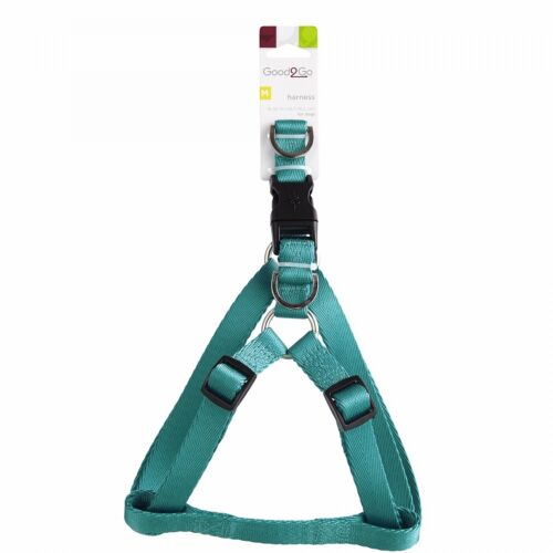 Good2Go Turquoise Herringbone Harness, Medium