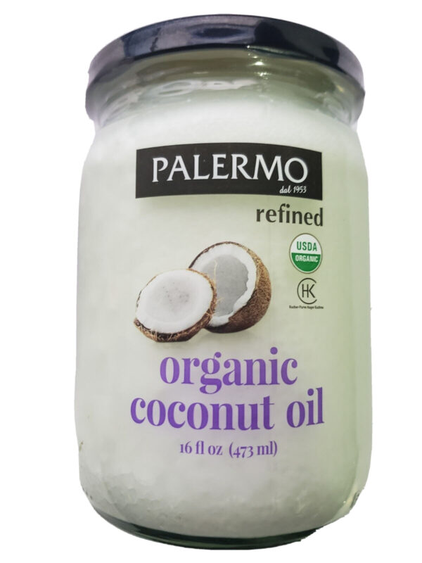 PALERMO Natural 100% Organic Virgin Coconut Oil, for Cooking, Hair and Skin,