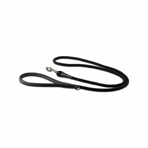 Reddy Black Rope Dog Leash, 6 Ft, Original, Black