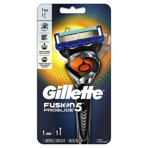 Gillette Fusion Proglide Manual Men’s Razor With Flexball Handle Technology…