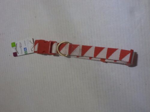 Good2Go Geometric Triangle Dog Collar in Red and Cream, Large / Extra Large