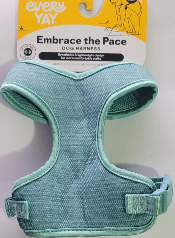 EveryYay Mint Green Heather Pullover Dog Harness, X-Small
