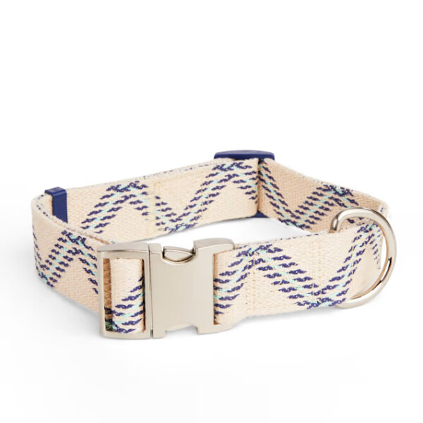 YOULY Zig Zag  Dog Collar, Large/ X-Large