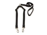 Aspen Pet by Petmate Take Two Adjustable Leash with Cushion Grip in Black 5/8"