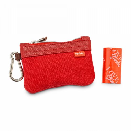 Reddy Red Canvas Go-Pack Accessory poop bag refill roll  by Reddy