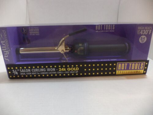 Hot Tools Professional 1101 Curling Iron with Multi-Heat Control, Regular 3/4″