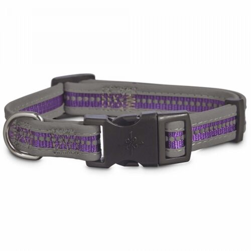 Good2Go Reflective Adjustable Dog Collar in Purple, Large/X-Large By: Good2Go