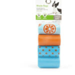 So Phresh Orange and Blue Polka-Dot Dog Waste Bags, Count of 120