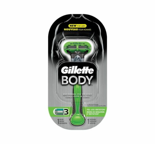 Gillette Body Razor for Men first razor designed for body grooming without nicks