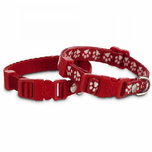 Bond & Co. Red Adjustable Collar 2 Pack, For Necks 6″-8″ By: Bond & Co