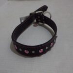 Petco Pink Jewel Leather Dog collar, For Neck Sizes 16″ Size Medium