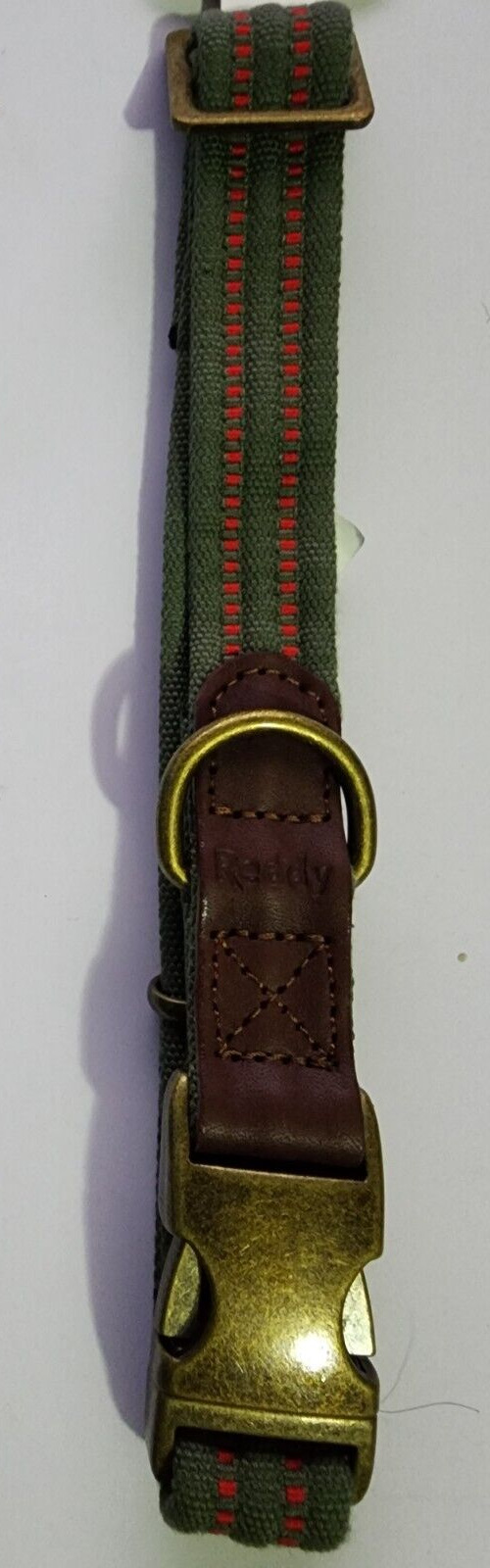 Reddy Green Webbed Dog Collar, Large,